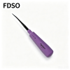 Curved Dental Elevator, Full Metal Handle Dental Extraction & Implant Instrument, Complete Sizes 1