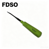 Curved Dental Elevator, Full Metal Handle Dental Extraction & Implant Instrument, Complete Sizes 4
