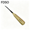 Curved Dental Elevator, Full Metal Handle Dental Extraction & Implant Instrument, Complete Sizes 5