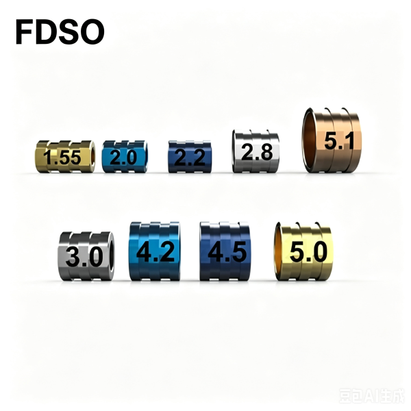 Universal Dental Implant Guide Ring Kit, Full Sizes Short & Long Guide Ring Accessories