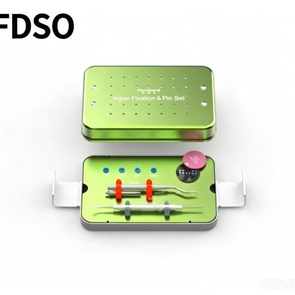 Universal Positioning Screw Kit, Dental Implant Locator Screw & Screw Gripper Instrument Set