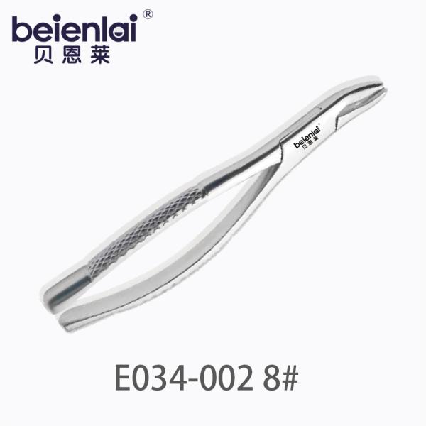 Benlai Adult Tooth Forceps E034-002 #8, for Maxillary Premolars Extraction