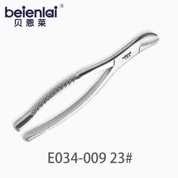 Benlai Adult Tooth Forceps E034-009 #23, for Mandibular Molar Extraction