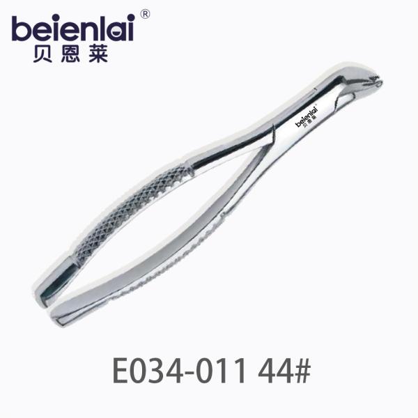Benlai Adult Tooth Forceps E034-011 #44, for Mandibular Incisors & Root Extraction