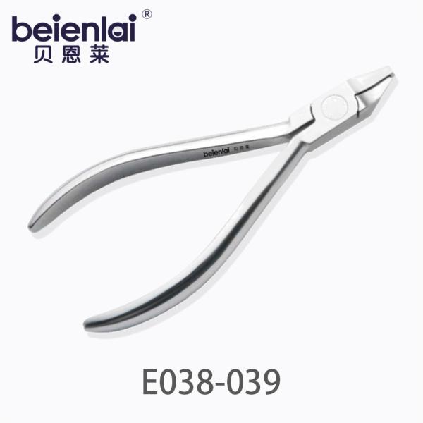 Benlai Orthodontic Pliers E038-039, Teardrop Hole Punch Pliers