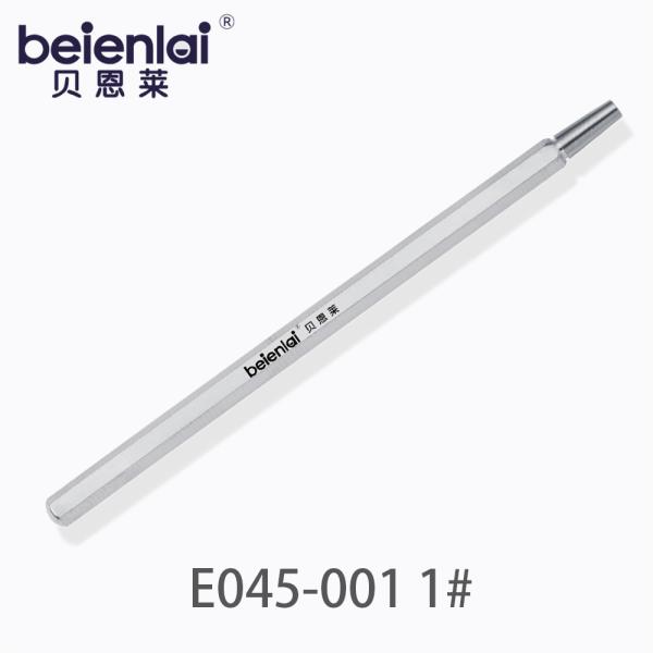 Benlai Mouth Mirror Handle E045-001 LJD No.1, 5.5mm Hex Single End Handle