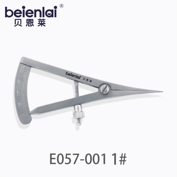 Benlai Ophthalmic Measuring Gauge E057-001 No.1, Straight Tip, 0-20mm Range