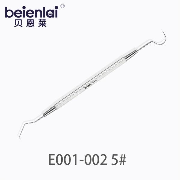 贝恩莱 牙探针 E001-002 BJS 5# 4.5八角柄 双头