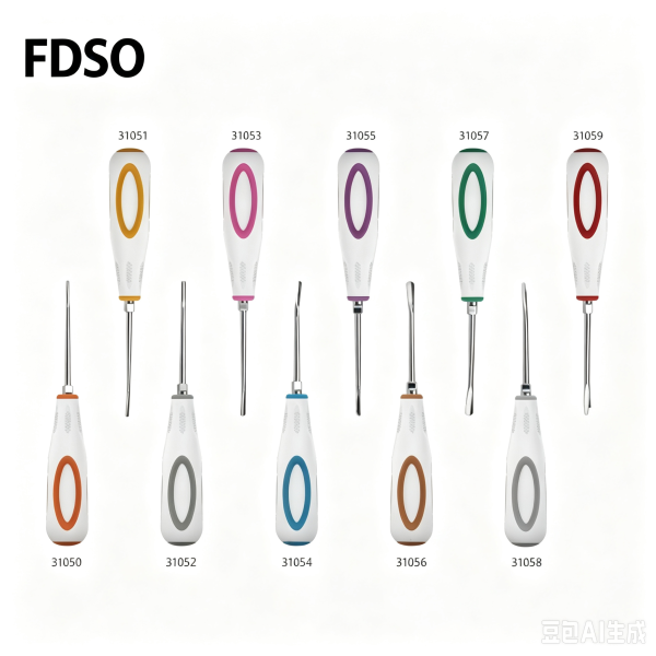 Majestic Model B Minimally Invasive Dental Elevator Set, 10 Pcs