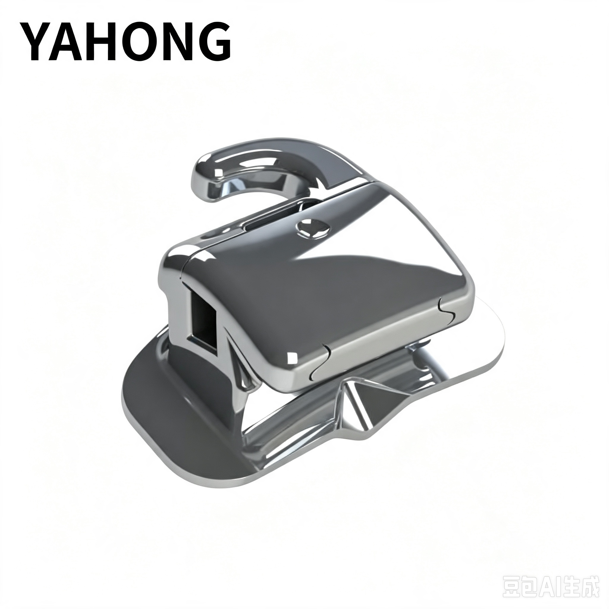 YAHONG Orthodontic Buccal Tube 6‑Position Fully‑Enclosed Self‑Ligating Buccal Tube (F3) Boxed 16*1/Box