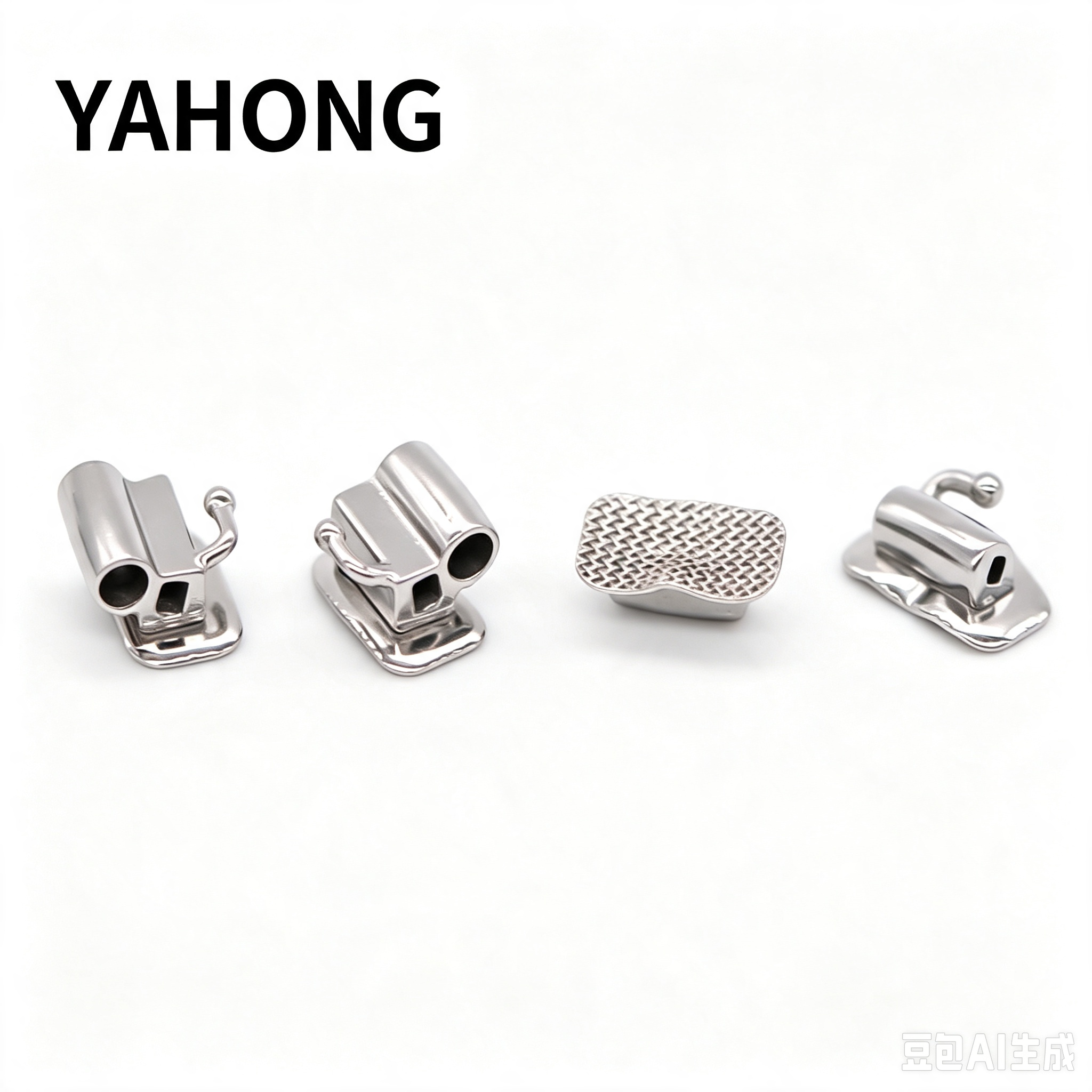 YAHONG Orthodontic Buccal Tube 6‑Position Standard Bondable Buccal Tube (Cap‑Open / Non‑Cap‑Open)(2 Upper 1 Lower) Bag Pack 2