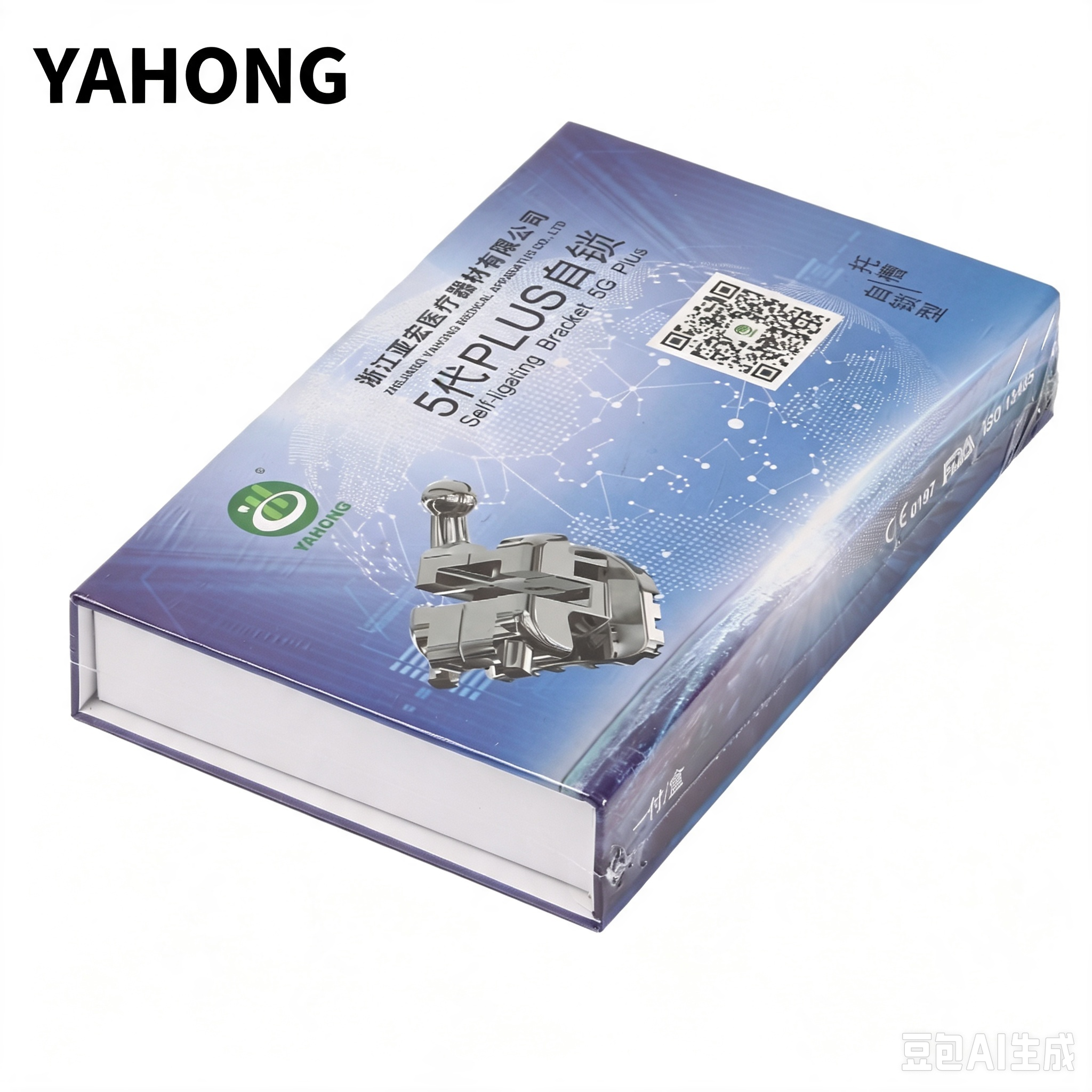 YAHONG Orthodontic Bracket,5th PLUS Self‑Ligating Bracket,28*1 2