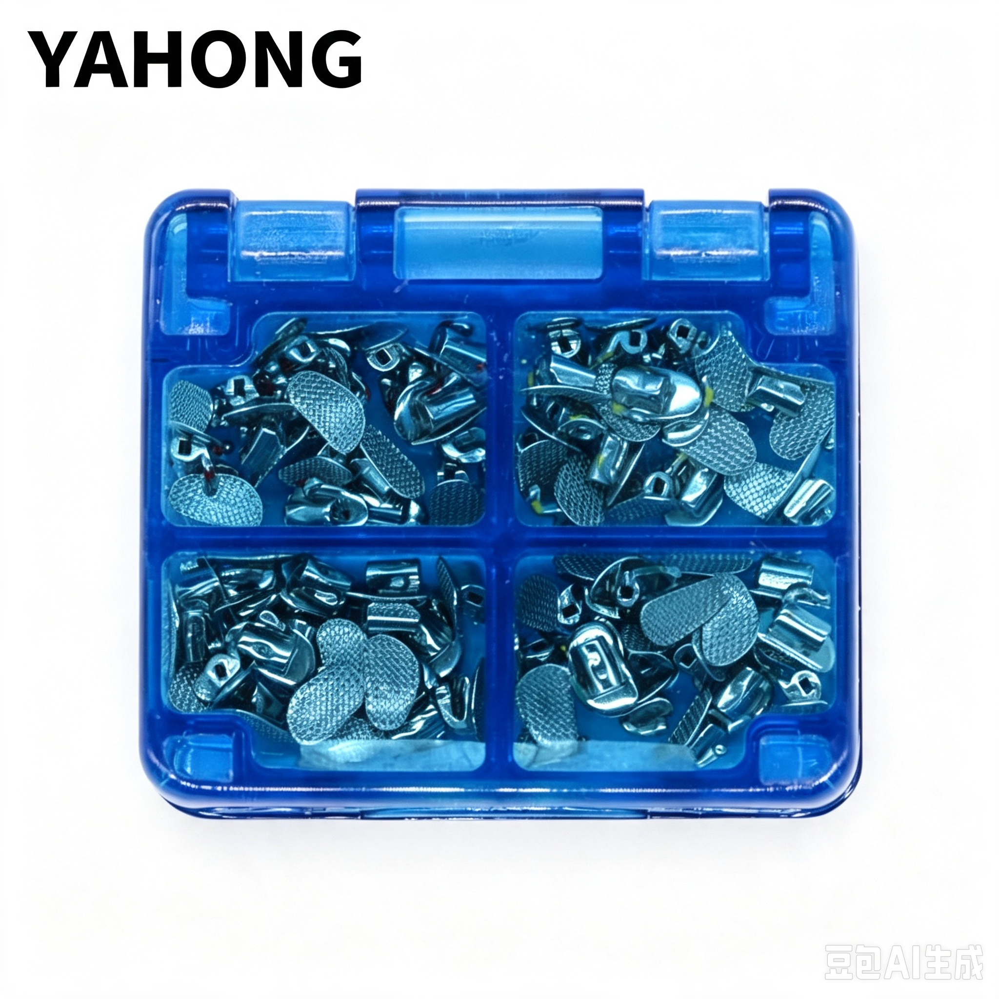亚宏正畸颊面管 7牙位 单管 粘结型颊面管 1G（F1）盒装 4*1（套）袋装 2