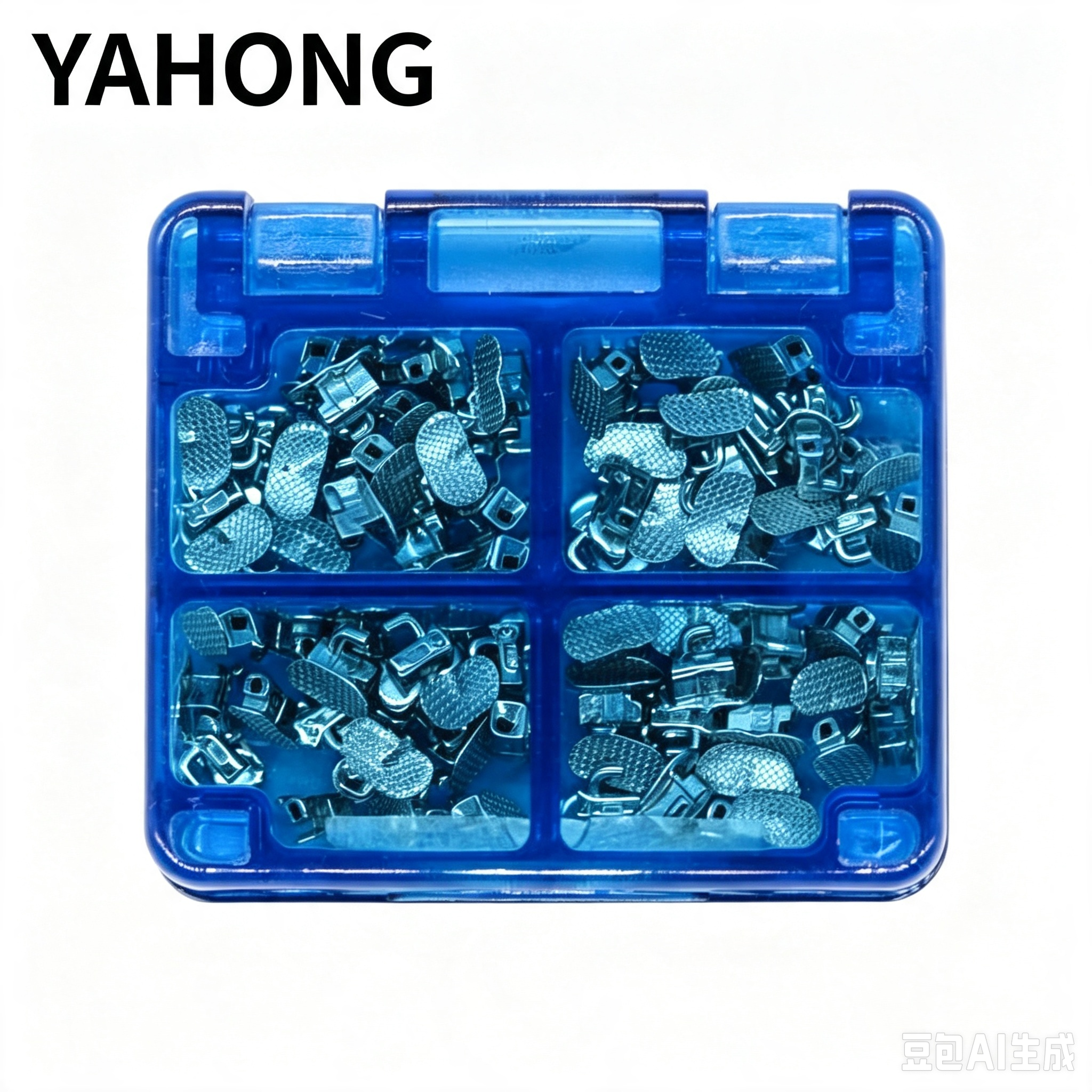 Yahong Orthodontic Buccal Tube 7‑Position Single‑Tube Bondable Buccal Tube 4G (F1) Boxed 4*1(Set) Bag Pack