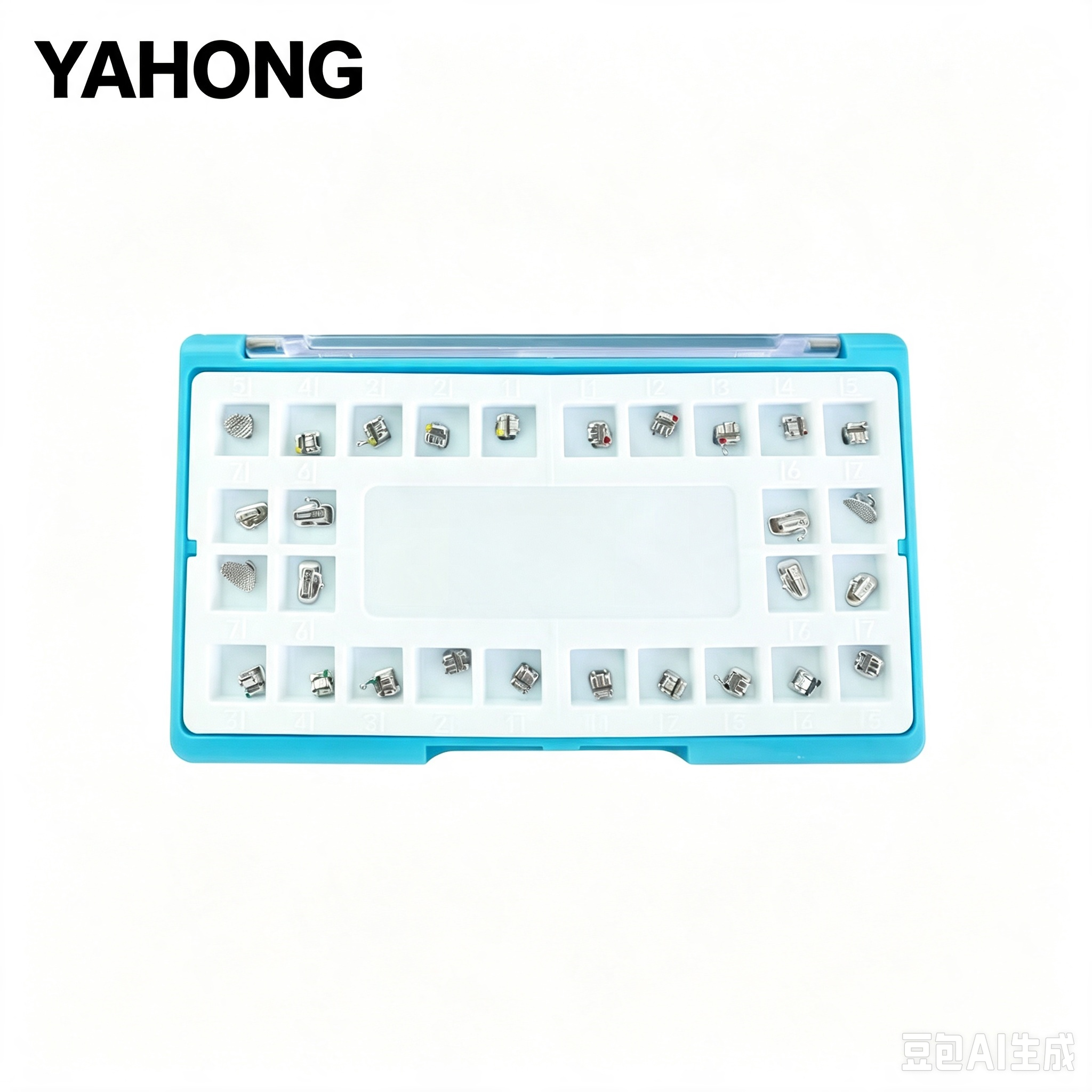 YAHONG Orthodontic Bracket,5th PLUS Self‑Ligating Bracket,28*1 3