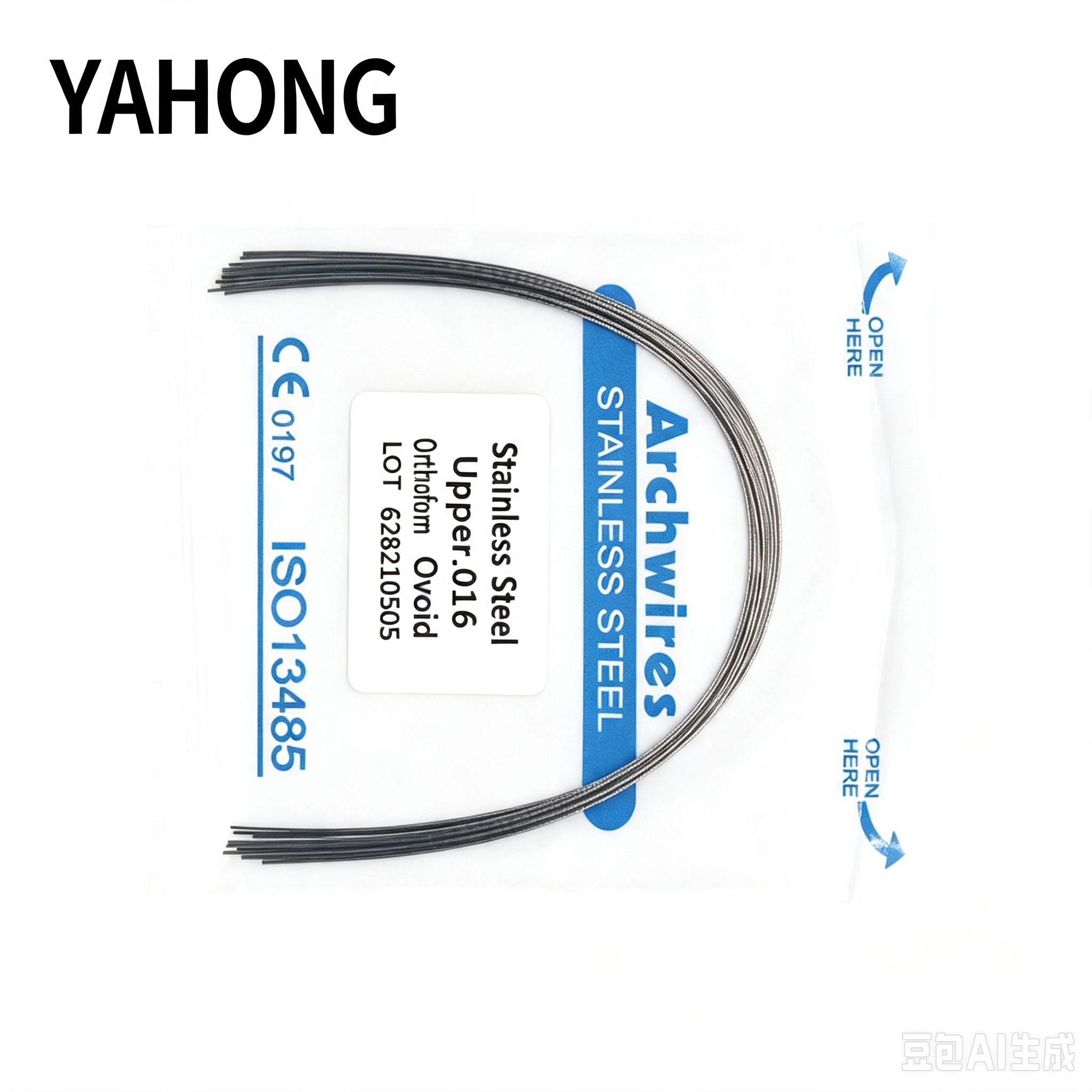 Yahong Orthodontic Arch Wire Stainless Steel (Round Wire) 10*1