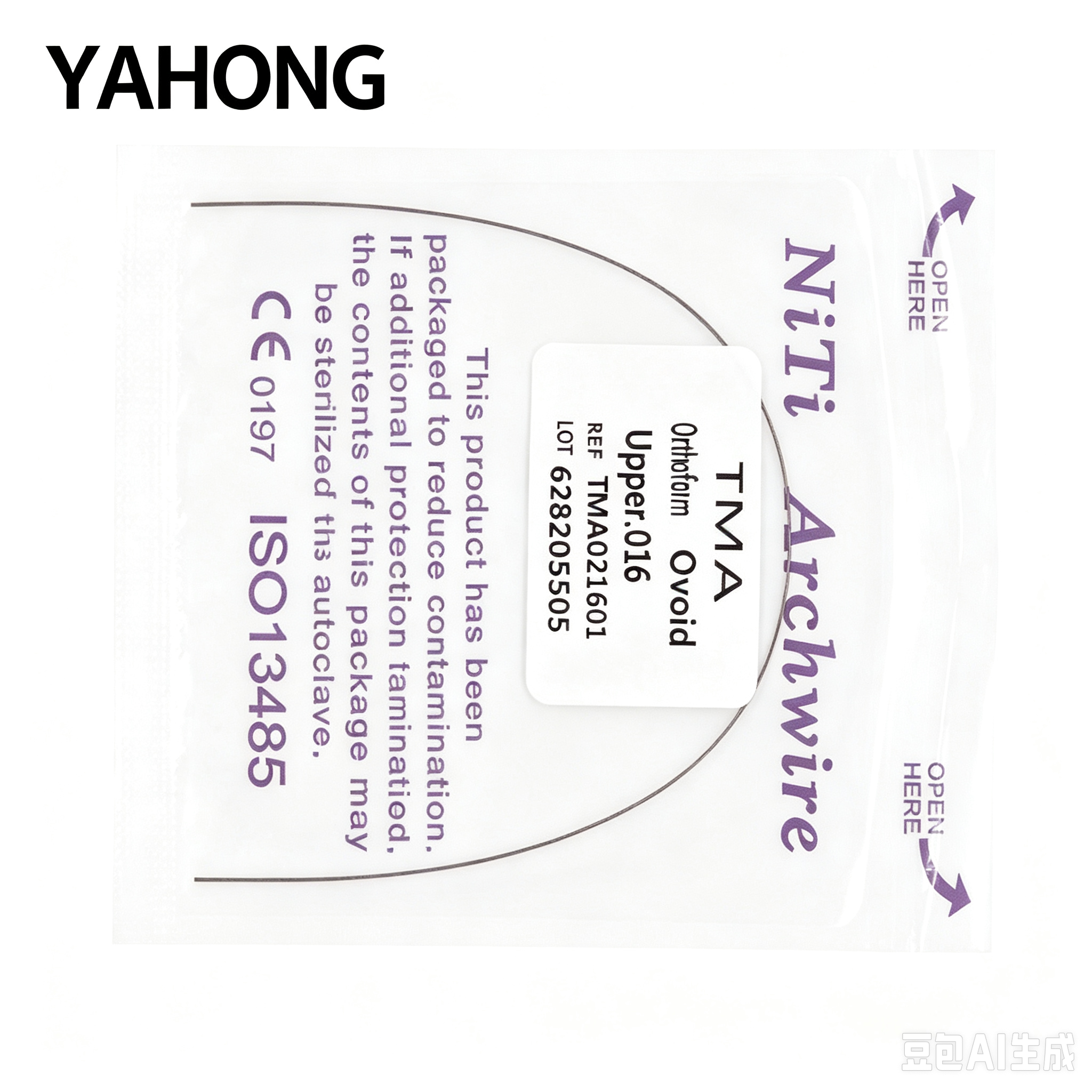 Yahong Orthodontic Arch Wire TMA Wire (Round Wire) 1*1