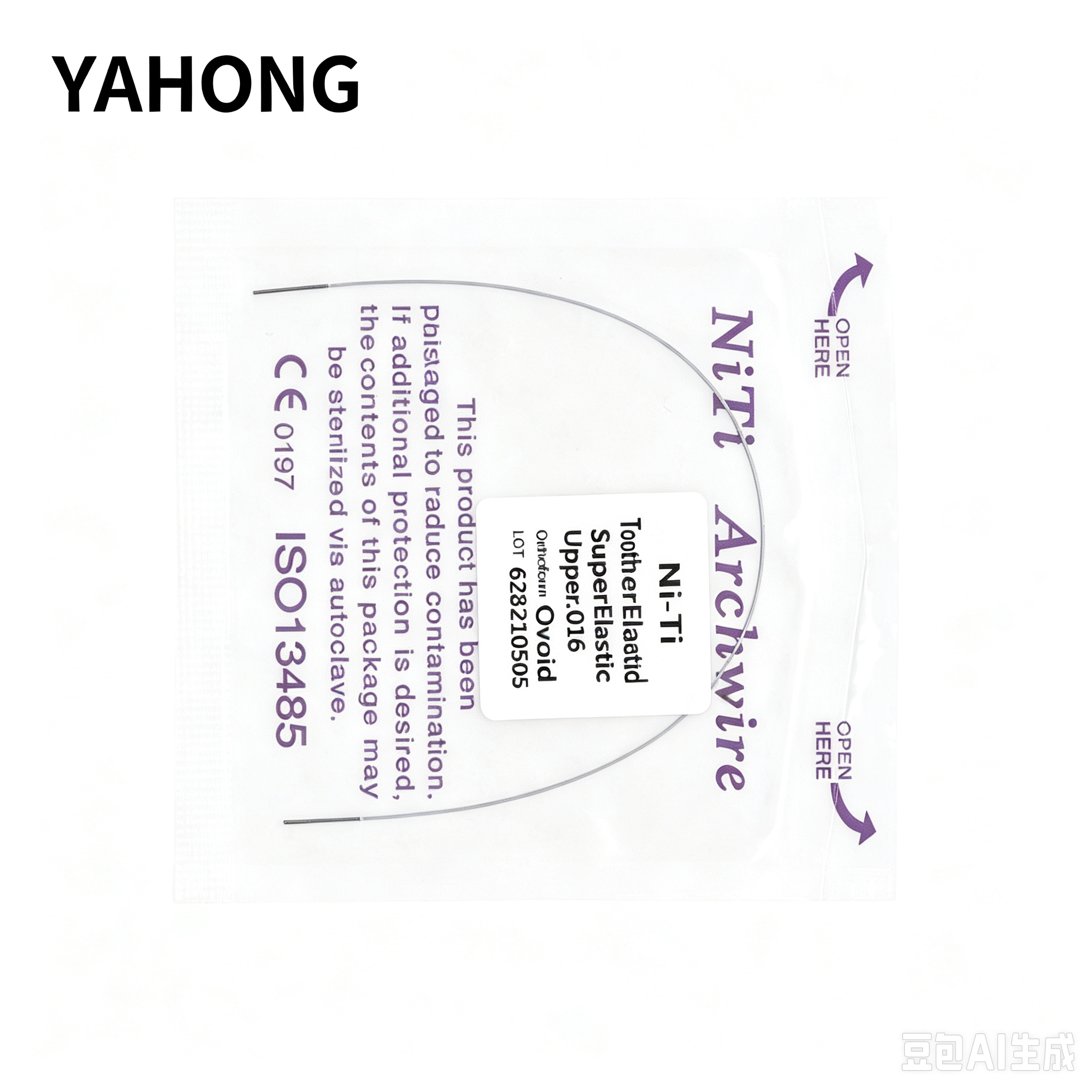 Yahong Orthodontic Arch Wire Colored Wire (Round Wire) 1*1