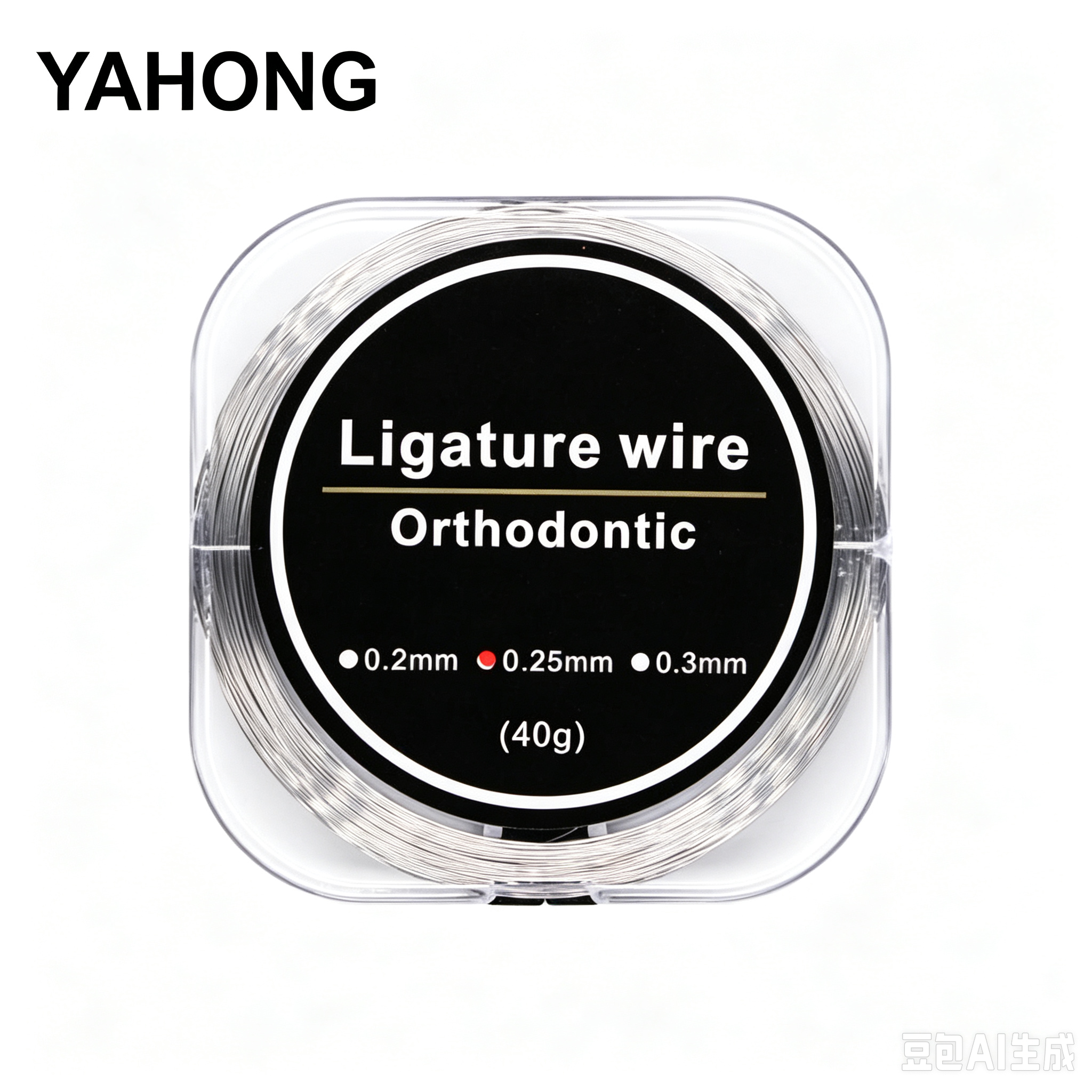 YAHONG Orthodontic Arch Wire Coiled Stainless Steel Ligature Wire 1*1 2