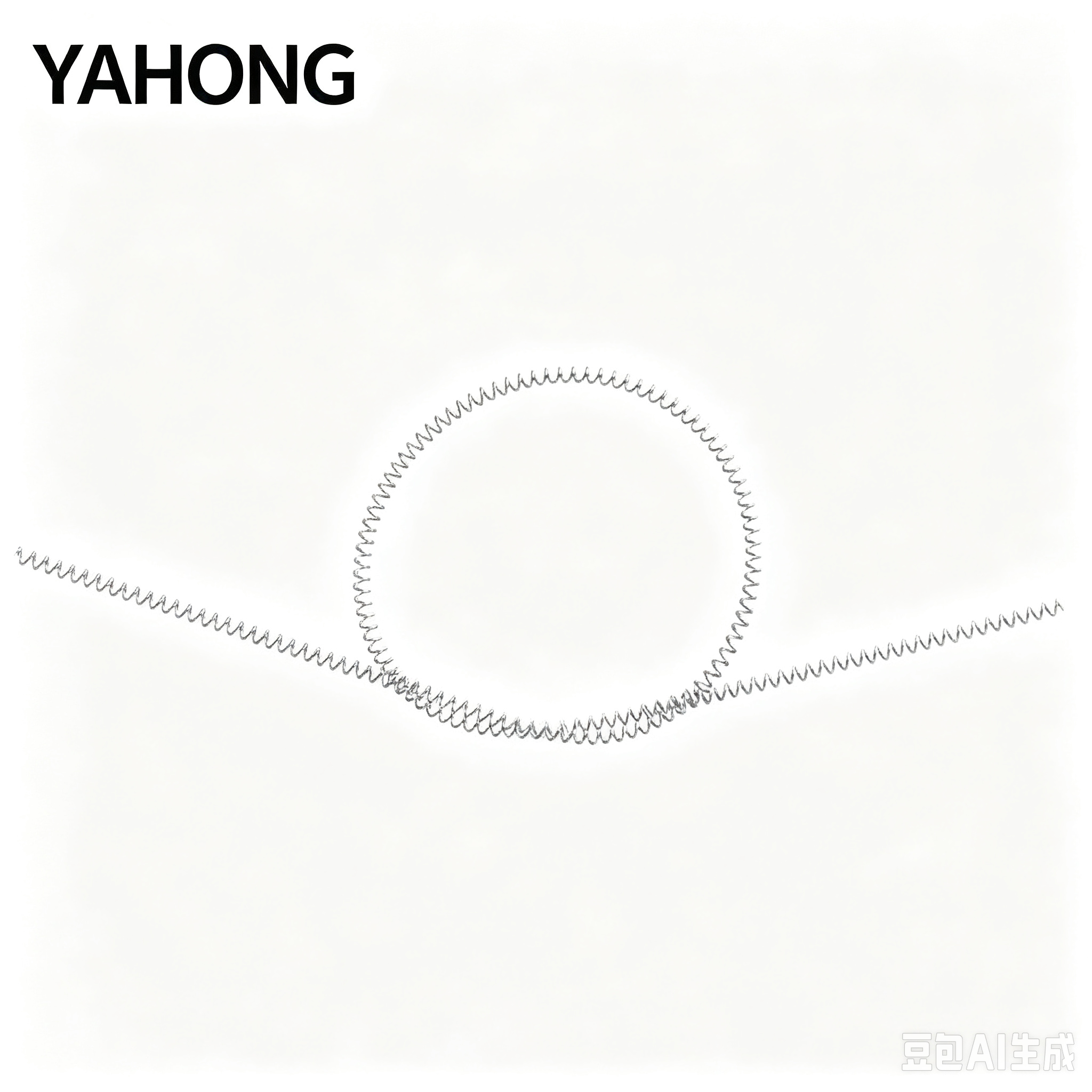 YAHONG Orthodontic Arch Wire Niti Open Coil Spring 180mm 2*1