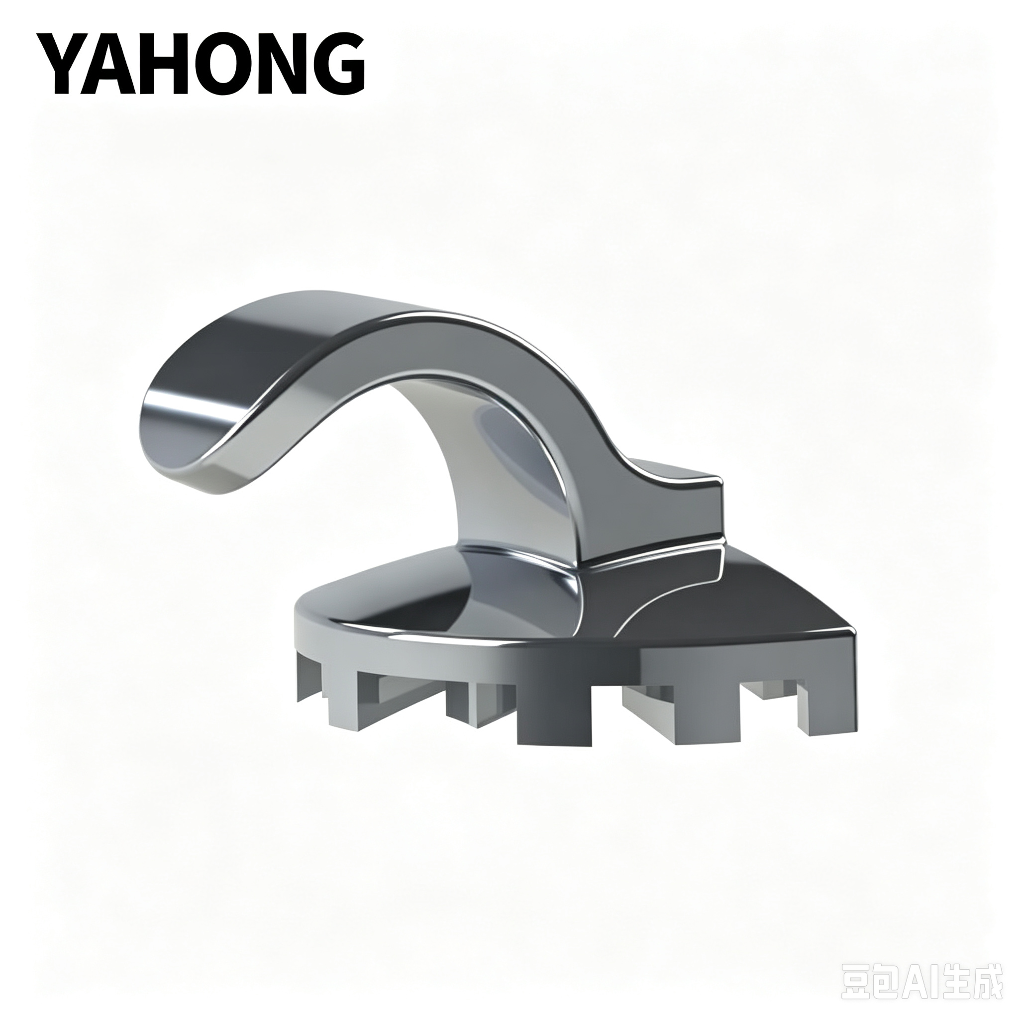 Yahong Intra‑Oral Orthodontic Attachments Bondable Single‑Wing Lingual Button (W3‑3) Box 50*1