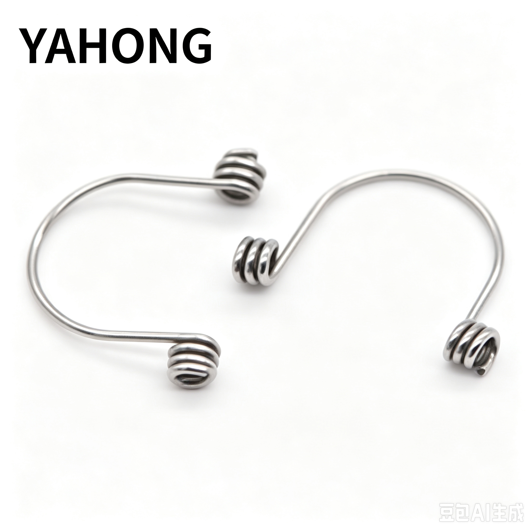 Yahong Intra‑Oral Orthodontic Attachments Single‑Curve Gate‑Type Torque Spring 2G Box 20*1