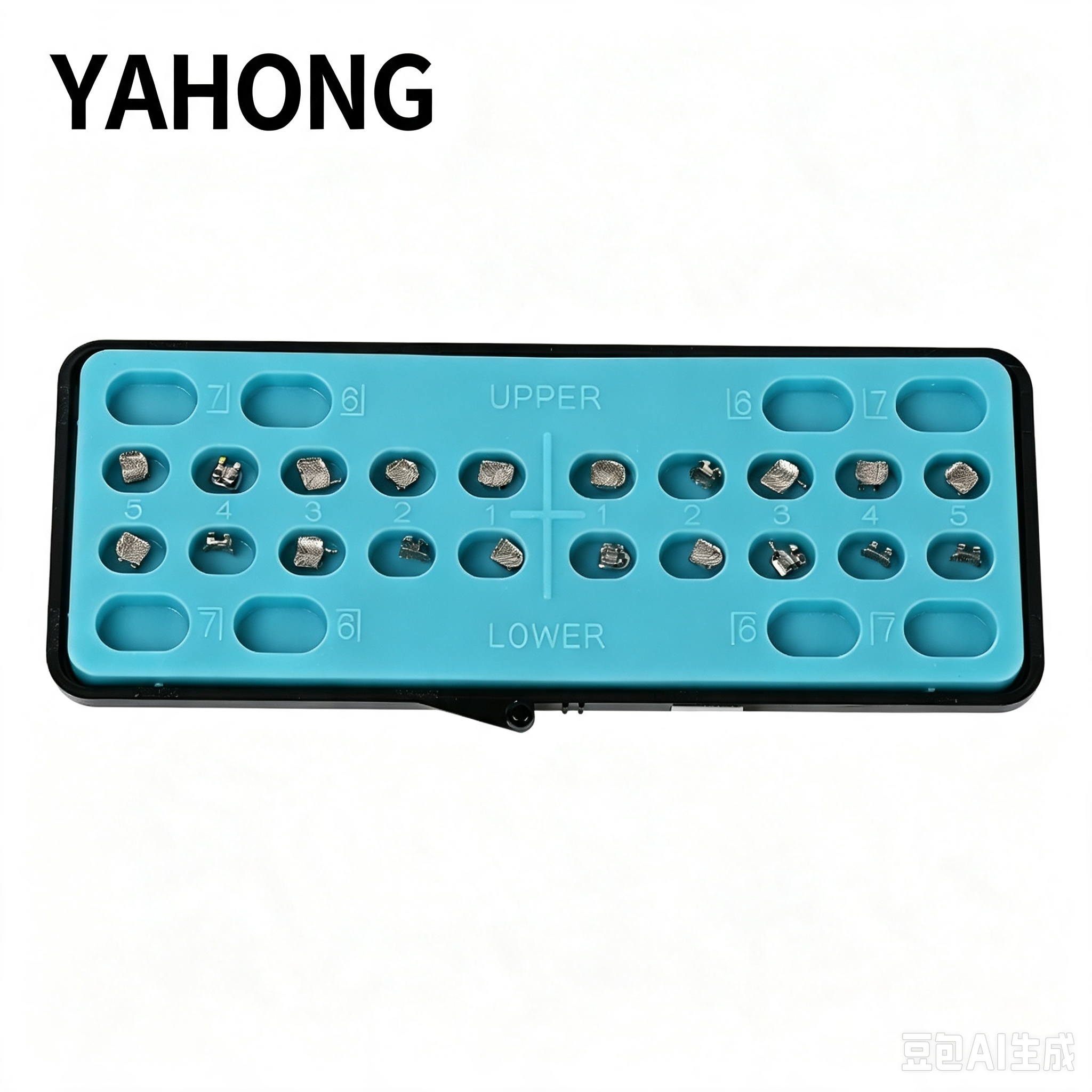 YAHONG Orthodontic Bracket,Standard / Mini Straight Wire Bracket (Laser Marked) (A5),20*1 3