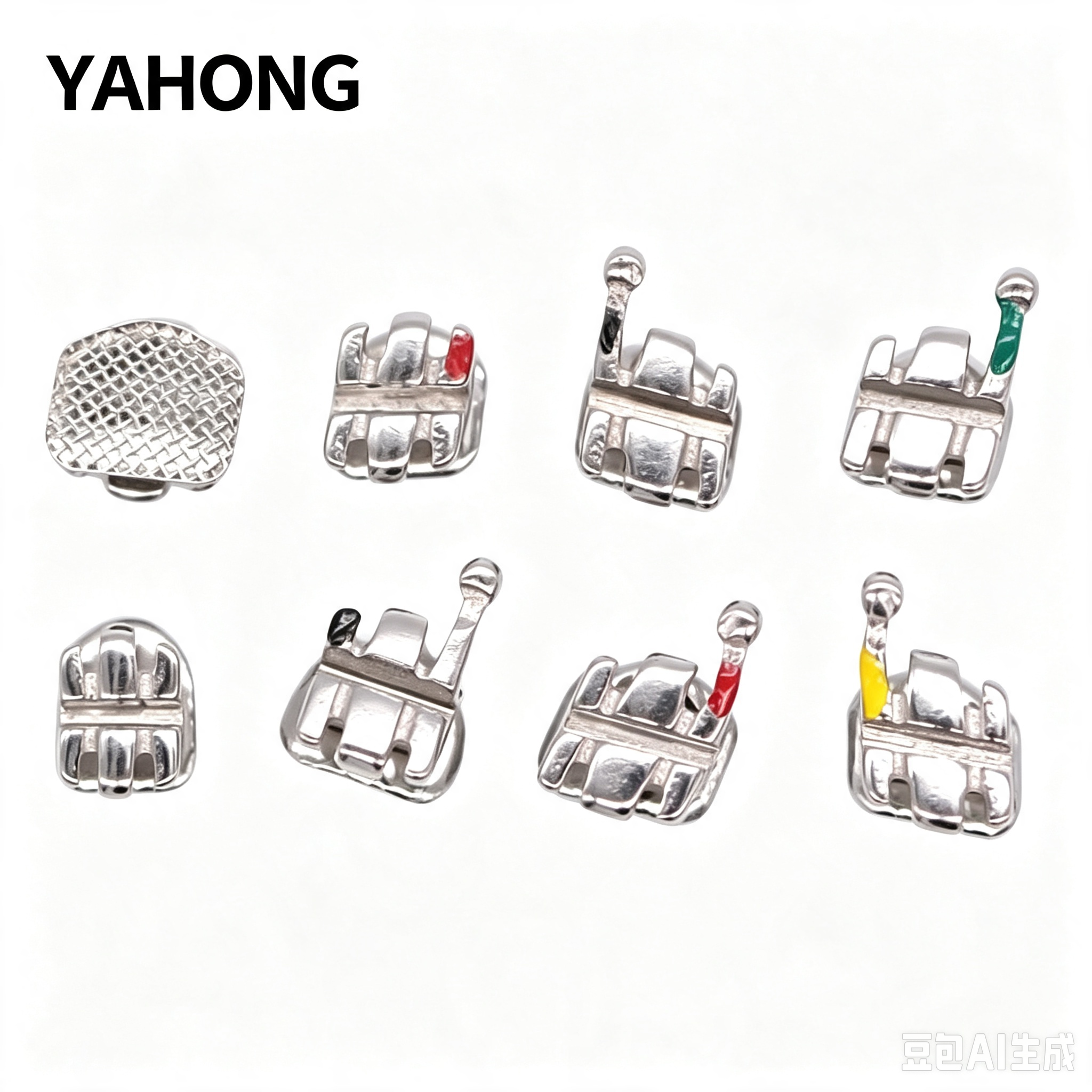 YAHONG Orthodontic Bracket,Light‑Force Bracket (H2),20*1