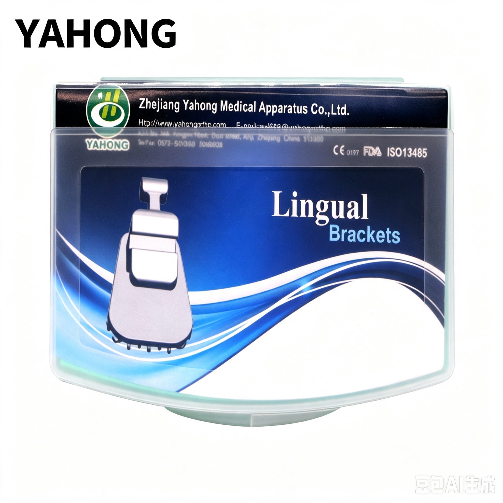 YAHONG Orthodontic Bracket,Lingual Bracket (H2),28*1 2